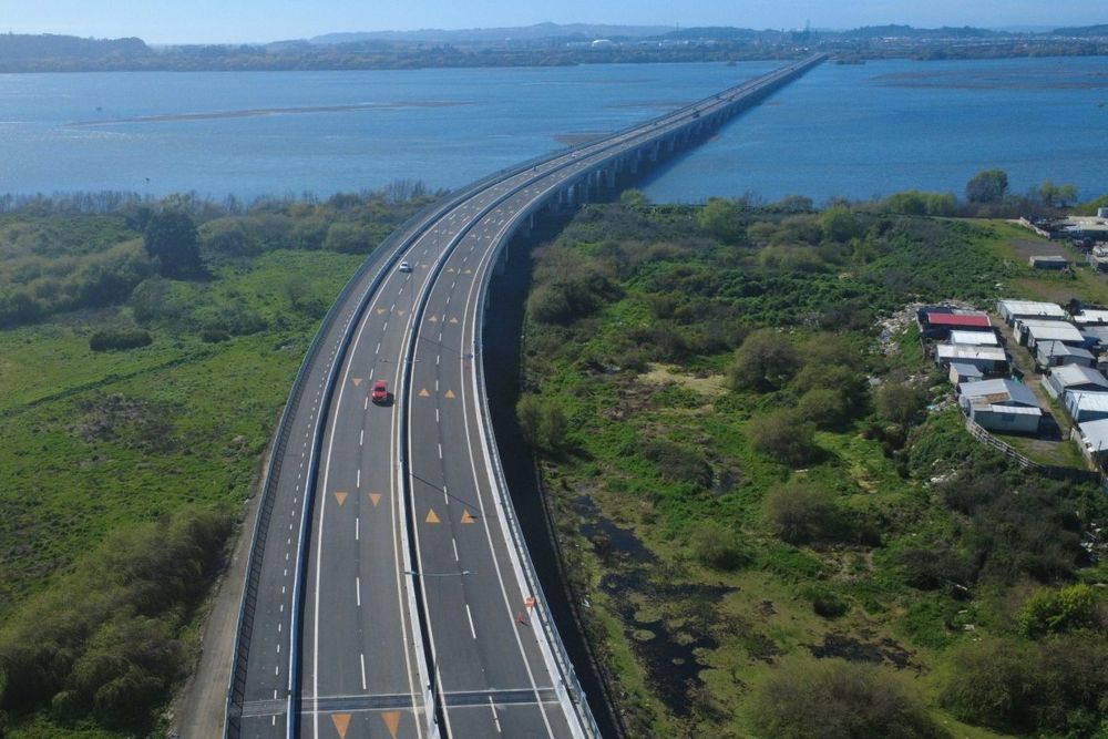 Puente sobre el Biobío, San Pedro de la Paz